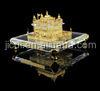 China India India 24K Crystal Golden Temple Model Gold Plated Sikh Souvenir Religious Gift for sale