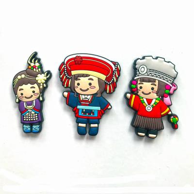 China Shape Travel Souvenir Soft PVC 3D Fridge Magnet Promotion Gift for sale