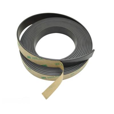 China Factory Supply Durable Magnetic Tape Flexible Rubber Magnetic Tape With 3m Adhesive for sale