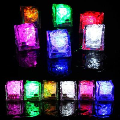 China Once To Use Multi Color Led Ice Cube Fast Slow Flashing Led Light Glow Up Ice Cube Led Ice Cubes For Drinks Bar Party Wedding Decorations for sale