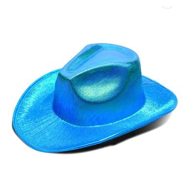 China Braid Breathable EVA Glitter Cowboy Hat Amazon Women Party Dobby Men Spring Winter Outdoor Summer Unisex for sale