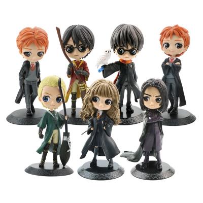 China Cute PVC Qposket Version of Harry Wizard's Wizard Hermione Hand-Made Peripheral Model Ornaments Doll Cake Decoration for sale