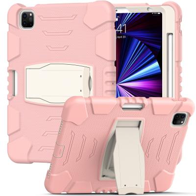 China Shockproof Folding Hidden Kickstand Tablet Case For iPad Pro 11 2021/2020/2018/Air 4 10.9 for sale