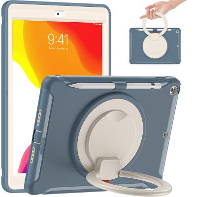 China Three Layers Perfect 3 Layer Tablet Protective Case For iPad 10.2 2019/2020 With Pen Holder for sale