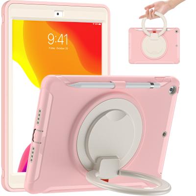 China Popular New Color Shockproof Tablet Case For iPad 10.2 2019/2020 With 360 Degree Rotating Kickstand for sale