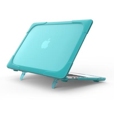 China High Quality PC+TPU Kickstand Laptop Case Covers For MacBook Air 13 A1932 A2179 A2337 for sale