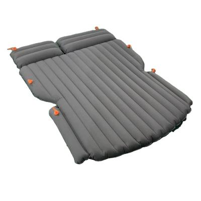 China Hypoallergenic Custom Gray Manufacturer Dirt Resistant Folding Two Inflatable Car Bed SUV for sale