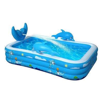 China Large Family Ocean Ball Swimming Pool Household Baby Water Jet Paddling Inflatable Swimming Pool YC10 for sale