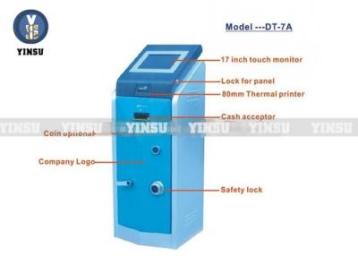 China Hospital Cash Deposit Kiosk , Lobby Bank Atm Machine Low Power Consumption for sale