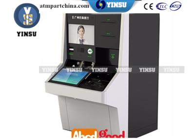 China Floor Standing Video Teller Machine / Bank ATM Machine Metal And Plastic Material for sale