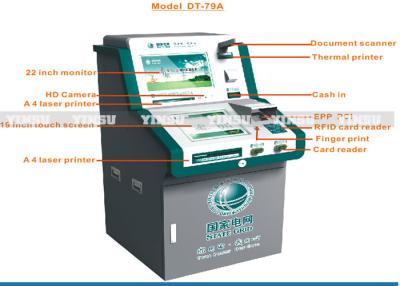 China High Efficiency Automatic Teller Machine ATM 22 Inch Touch Screen And Pin Pad for sale