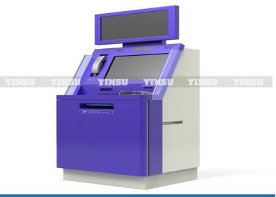 China 16 Keys ATM Machine Kiosk / Self Serve Ticketing Kiosk Aluminum Edging With Apple Shape for sale