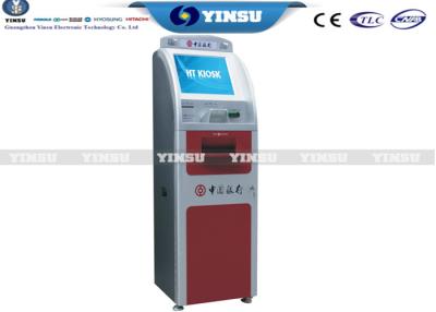 Chine Équipement financier de terminal de service de machine/individu de kiosque de paiement de contact de 17 pouces à vendre