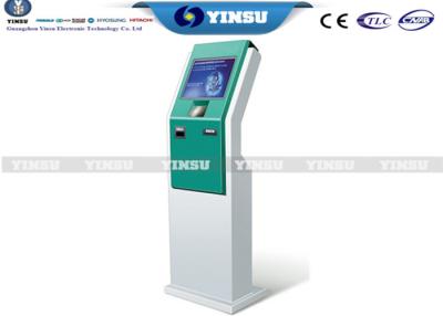 China Ticket Dispenser Kiosk Video Teller Machine Swipe Card Reader For Information System for sale