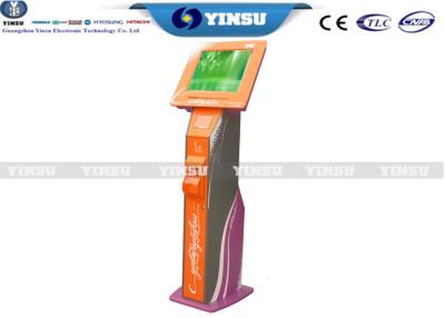 China Coupon Ticket Shopping Mall Kiosk 19 Inch Touch Monitor And Company Logo for sale