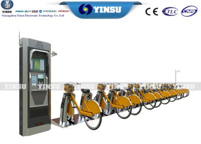 China Railway Station Self Check In Kiosk , Bike Sharing System Outdoor Painting for sale