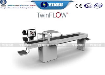 China Twin Flow Self Checkout Kiosk Different Unique Look With Passport Scanner for sale