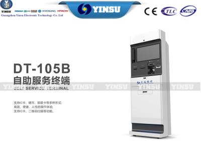 China High Efficiency Touch Screen Kiosk Hire / Payment Kiosk Machine For Bank for sale