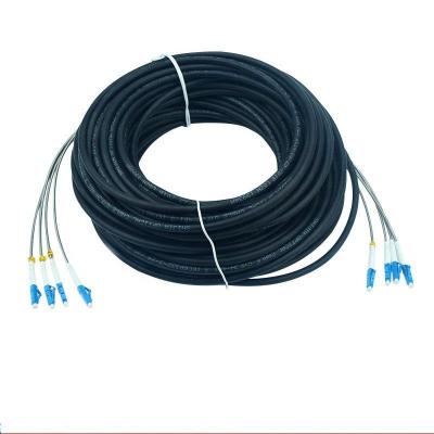 China Outdoor Factory Sell Lc Duplex Cable Cpri 7.0MM Dlc-Dlc Armoured Patchcord Fiber Optic Breakout Patch Cable Cpri Patchcord for sale