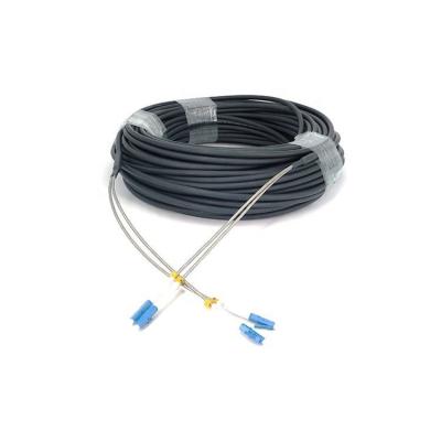 China Outdoor Factory Sell Lc Duplex Cable Cpri 7.0MM Dlc-Dlc Armoured Patchcord Fiber Optic Breakout Patch Cable Cpri Patchcord for sale