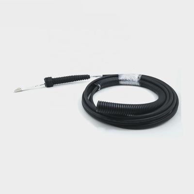 China Outdoor NSN LC Uniboot With Rubber Boot Duplex Single Mold Patch Cord Ftta NSN Boot Duplex LC Fiber Optic Patch Cable for sale