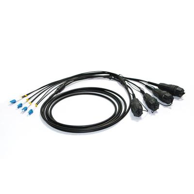 China Outdoor IPFX (LC,SC,MPO) Fiber Optic Patch Cable Matching Fullaxs Connector Compatible Compatible Fiber Optic Connector for sale