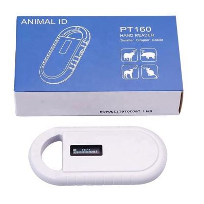 China Animal ID PT160 Handheld Reader Microchip Scanner for Pets Livestock RFID Reader for sale