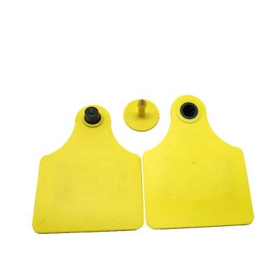 China Animal ID Management 134.2khz FDX-B Tracking Animal Ear Tag For Animal Management Livestock Tags for sale