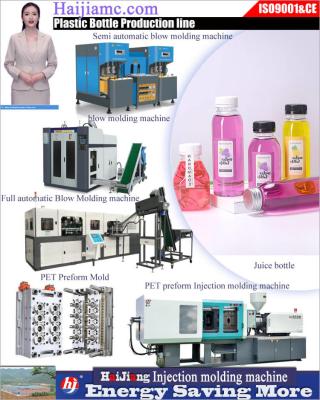 China Da garrafa semi automática do ANIMAL DE ESTIMAÇÃO de 2 cavidades máquina de sopro da modelação por injeção do tampo da mesa da máquina micro à venda