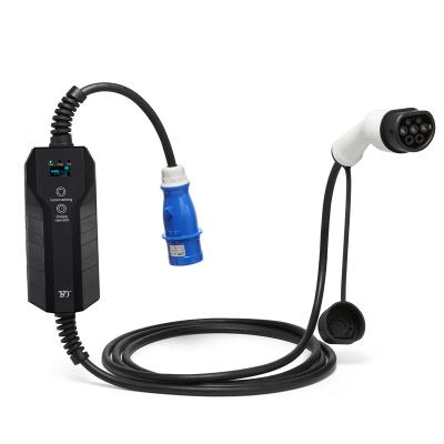 China Adjustable Car EV Charger with 10A 32A Level 2 for Electric Vehicle Cars TSD-EV32A601 for sale