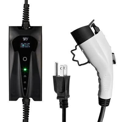 China EV Charger Station With Optional Type 1 2 AC 16A 32A Fast Portable Charging For Electric Cars TSD-EV16301US for sale