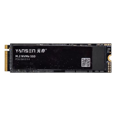 China Internal Industrial SSD YANSEN NVME M.2 PCIE Hard Disk SSD M2 nvme 2TB SSD with DRAM for sale