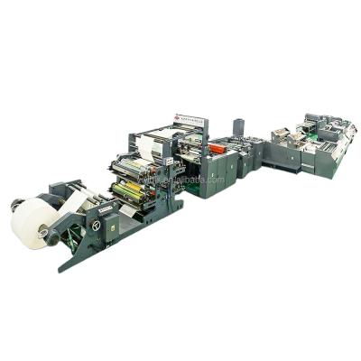 China Desktop Sationery LD-GNB760 Full Automatic Cold Glue Taped Notebook Making Machine for sale