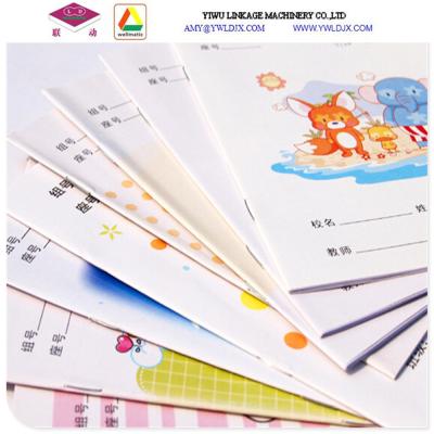 China Stacking Reel Bill Printer School Exercise Book Notebook Flexography Printing Machine for sale