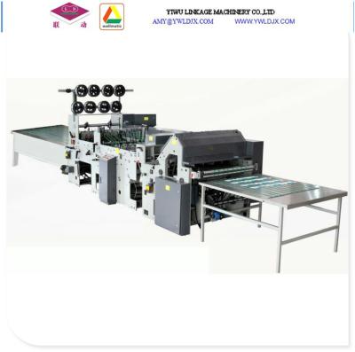 China Desktop Sationery LD-1020B Wire Stapled Notebook Making Machine With Quilting Folding Saddle Book Trimming Units for sale