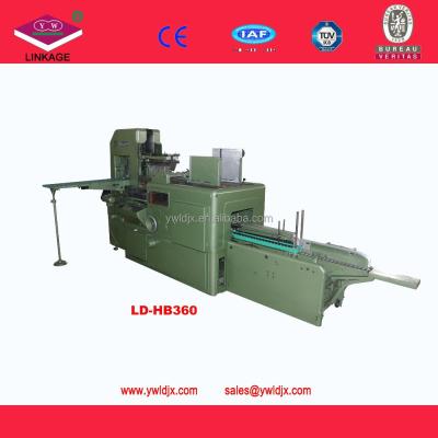 China Notebook Machine LD-HB360 Semi-automatic Notebook Cover Hard Wrapper for sale