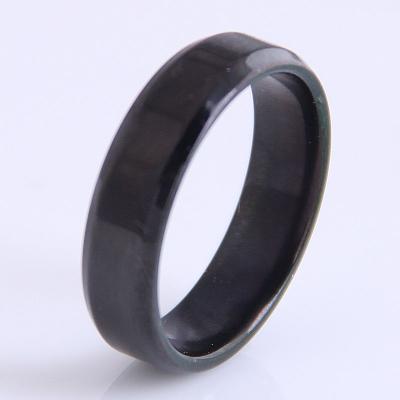 China Stainless Steel Solid Color Competitive Price Shiny Ring Simple And Atmospheric Simplicity Ring for sale