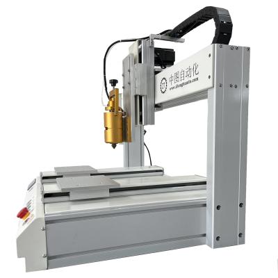 China Desktop Fully Automatic Hot-melt Glue Robot Dispenser with megnet function for sale