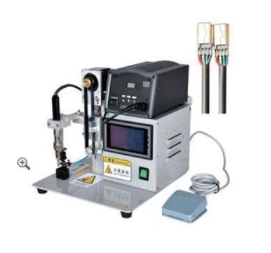 China 200W Semi Automatic Soldering Machine for USB Data Cable Making for sale