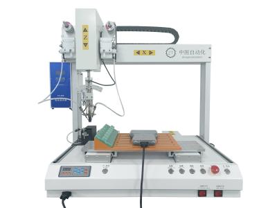 China High-Precision Double Station Soldering Machine with Automatic Tin Control System for sale