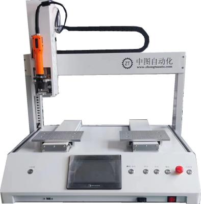 China Customized 3 Axis Automatic Screw Locking Machine with Desktop Screw Fastening Robot for sale