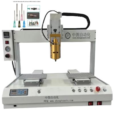 China Industrial Hot Melt Glue Automatic Dispensing Machine Desktop Robot in Various Glue Industry for sale