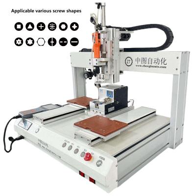 China Automatic Screw Locking Machine 4 Axis Automated Screw Driving Robot for sale