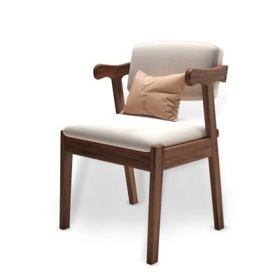 China Modern Simple European Foldable Solid Wood Study Armchair for sale