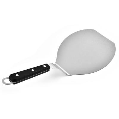 China High Quality Stocked Stainless Steel Pizza Shovel With Handle Plastic Round Folding Kitchen Pizza Shovel for sale