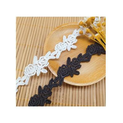 China Other Factory Wholesale Price Embroidery Flower Lace Trim Water Soluble Lace Trimming for sale