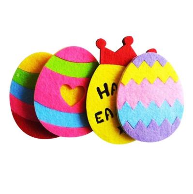 China Environmental Friendly Hot Selling Easter Basket 2020 New Design Customized Felt Easter Eggs for sale