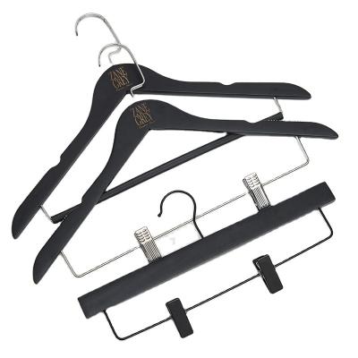 China Good Quality Wooden Suit Hanger Casual Suit Hanger For Formal Coat Hangers for sale