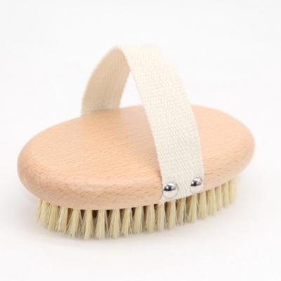 China Wholesale Viable Natural Sisal Bottle Cleaning Brush Customized Laser Print Logo Beech Massage Sisal Bath Brush for sale