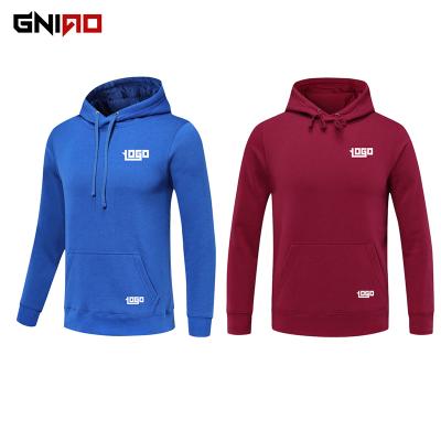 China Soft Warm Soccer Mens Sweatshirts Hoodies Cotton And Polyester Hoodies Set for sale